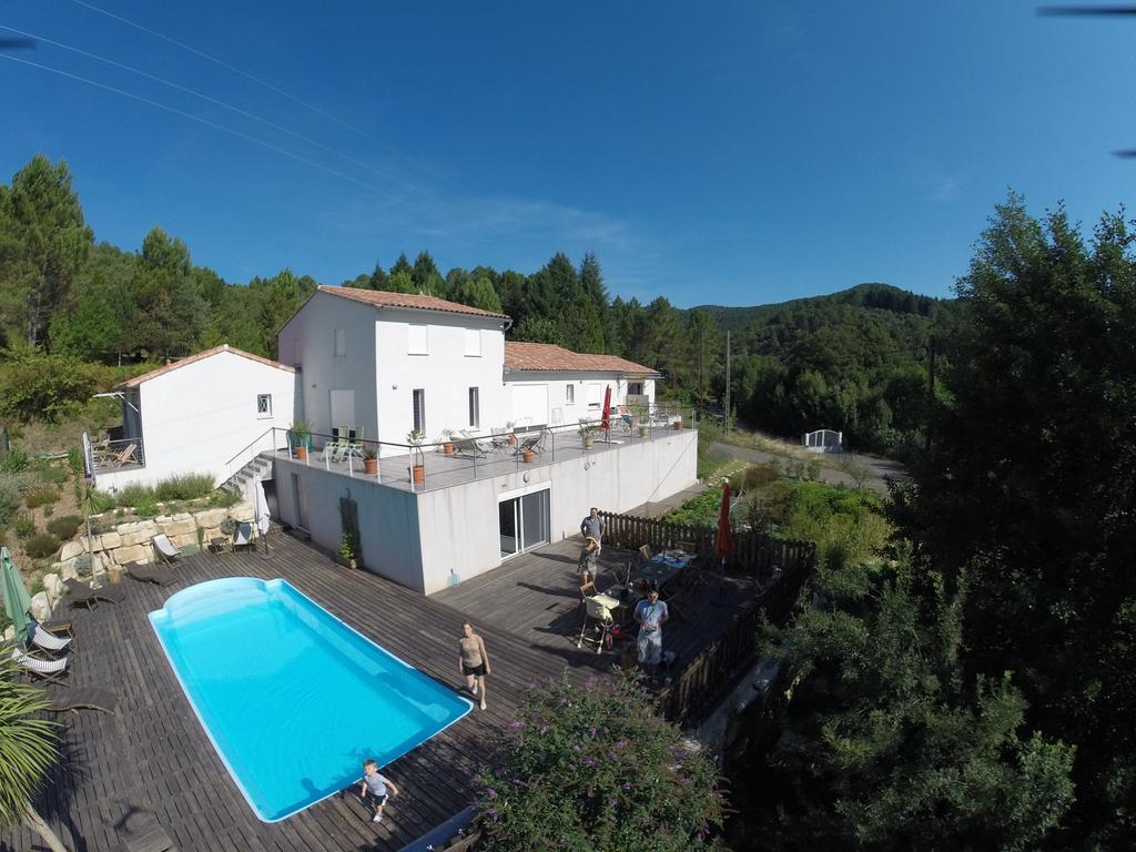 Face au Gardon Bed and Breakfast Saint-Jean-du-Gard Exterior foto